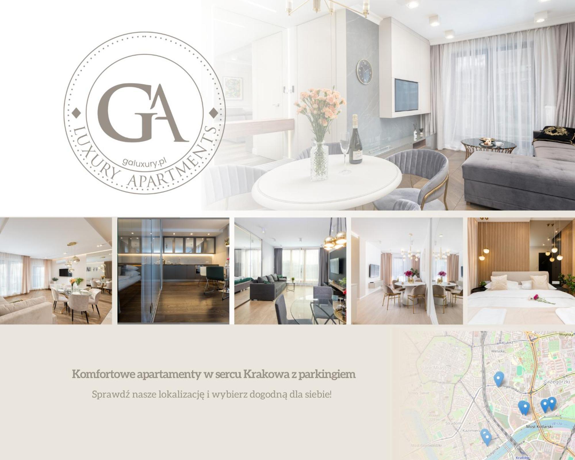 Ga Luxury Apartments G9 Krakow Luaran gambar